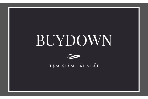 Tạm giảm lãi suất (Buydown) là gì? Giải thích về việc tạm giảm lãi suất