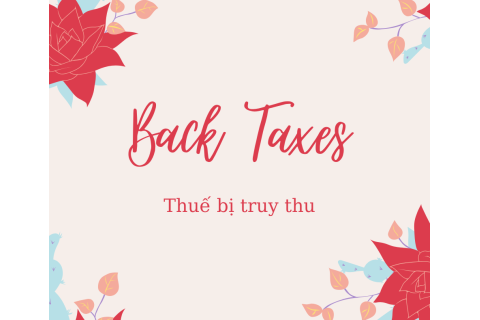 Thuế bị truy thu (Back Taxes) là gì? Hiểu về thuế bị truy thu