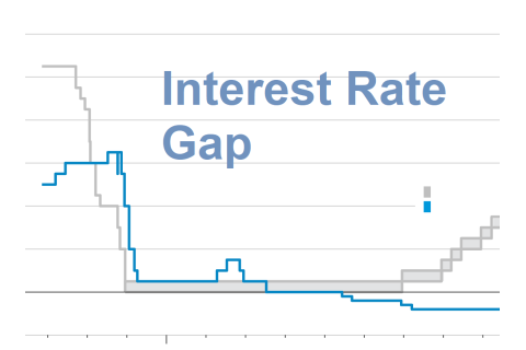 Khoảng trống lãi suất (Interest Rate Gap) là gì? Hạn chế của Khoảng trống lãi suất