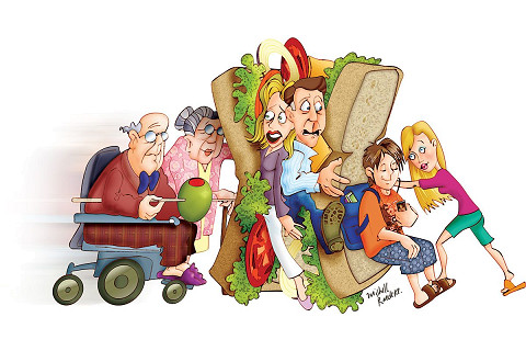 Thế hệ bánh mì kẹp (Sandwich Generation) là ai? Làm thế nào để họ có thể giảm bớt gánh nặng tài chính?