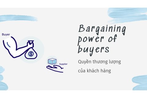 Quyền thương lượng của khách hàng (Bargaining power of buyers) là gì?