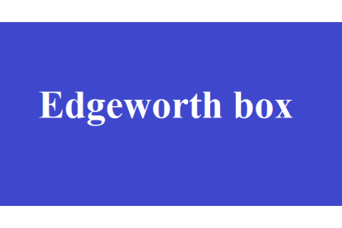 Hộp Edgeworth (Edgeworth box) là gì? Minh họa bằng lược đồ bàng quan thiết lập hộp Edgeworth