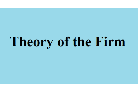 Lí thuyết về doanh nghiệp (Theory of the Firm) là gì? Nội dung lí thuyết về doanh nghiệp