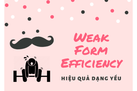 Hiệu quả dạng yếu (Weak Form Efficiency) là gì?