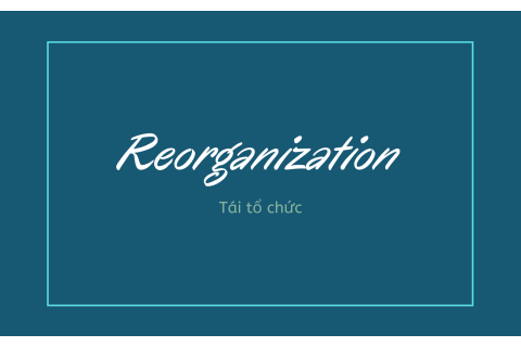 Tái tổ chức (Reorganization) là gì? Ảnh hưởng của tái tổ chức tới cổ đông