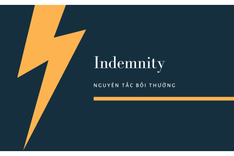 Nguyên tắc bồi thường (Indemnity) trong bảo hiểm là gì?