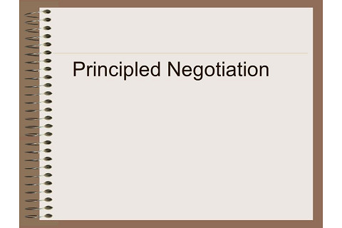 Đàm phán nguyên tắc (Principled Negotiation) là gì?