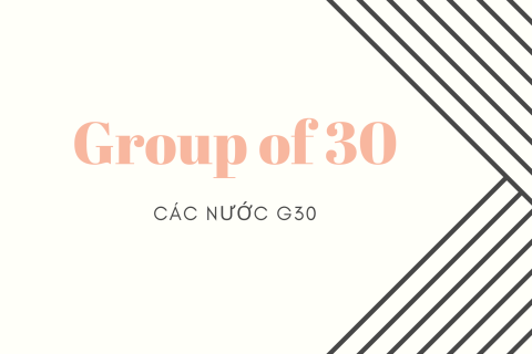 Nhóm G30 (Group of 30) là gì? Nội dung về nhóm G30