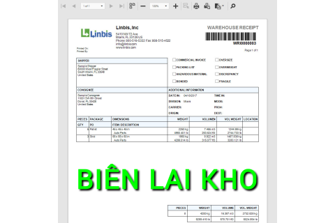 Biên lai kho (Warehouse Receipt) là gì? Những đặc điểm cần lưu ý