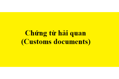 Chứng từ hải quan (Customs documents) là gì? Các loại chứng từ hải quan