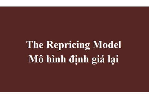 Mô hình định giá lại (The Repricing Model) là gì? Hạn chế của mô hình này