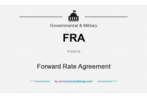 Hợp đồng lãi suất kì hạn (Forward Rate Agreement - FRA) là gì?