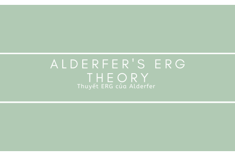 Thuyết ERG của Alderfer (Alderfer's ERG Theory) là gì?