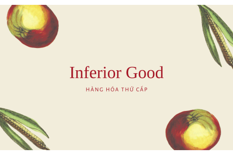 Hàng hóa thứ cấp (Inferior Good) là gì? Ví dụ về hàng hóa thứ cấp