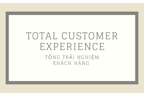 Tổng trải nghiệm khách hàng (Total Customer Experience) là gì?