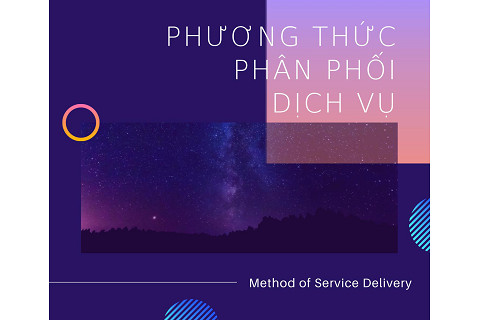 Phương thức phân phối dịch vụ (Service Delivery Methods) là gì? Các cách thức tiến hành