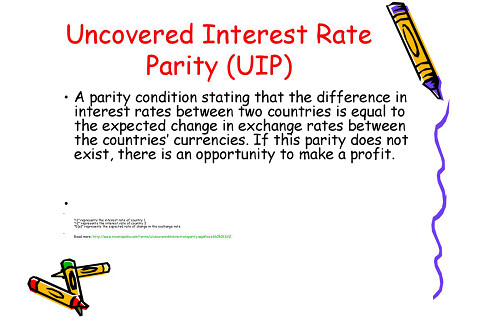 Ngang bằng lãi suất không bảo đảm (Uncovered Interest Rate Parity - UIP) là gì?