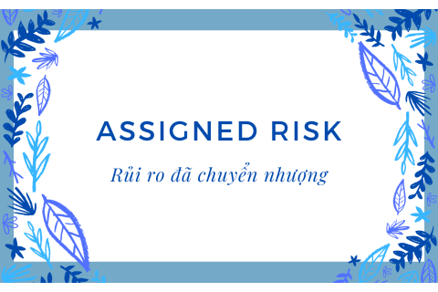 Rủi ro đã chuyển nhượng (Assigned Risk) là gì? Nội dung về Rủi ro đã chuyển nhượng